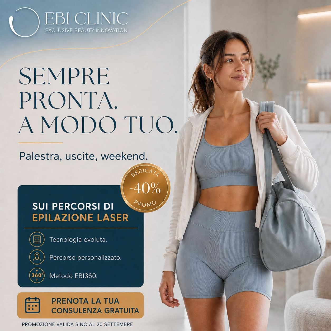 Promo Laser 40-20 settembre 2026